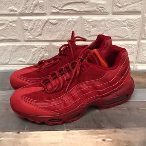 Nike Air Max‎ 95 Shoes Triple Red Varsity CQ9969-600 Mens Size 9
